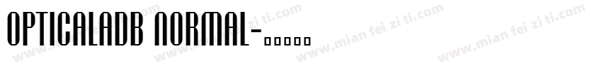 OpticalADB Normal字体转换